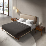 Bremen 180x200 Polsterbett Kunstleder LENO color mink top